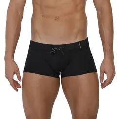 Мужские плавки черные Clever Moda PARADISE SWIMSUIT BOXER 125911