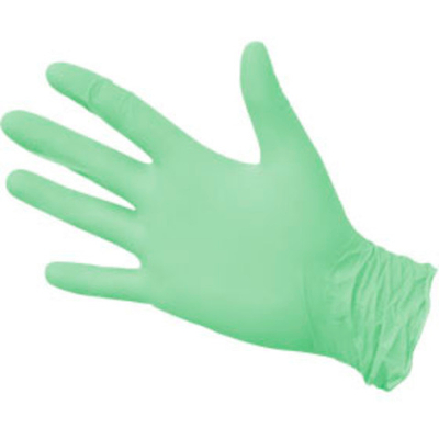Перчатки BENOVY Нитрил M Зелёные 50 пар