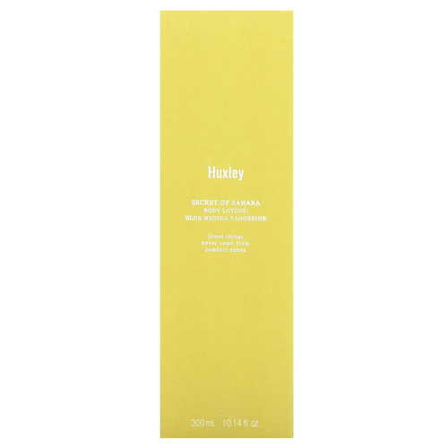 Huxley, Лосьон для тела Secret of Sahara, синий мандарин, Medina, 300 мл (10,14 жидк. унц.)