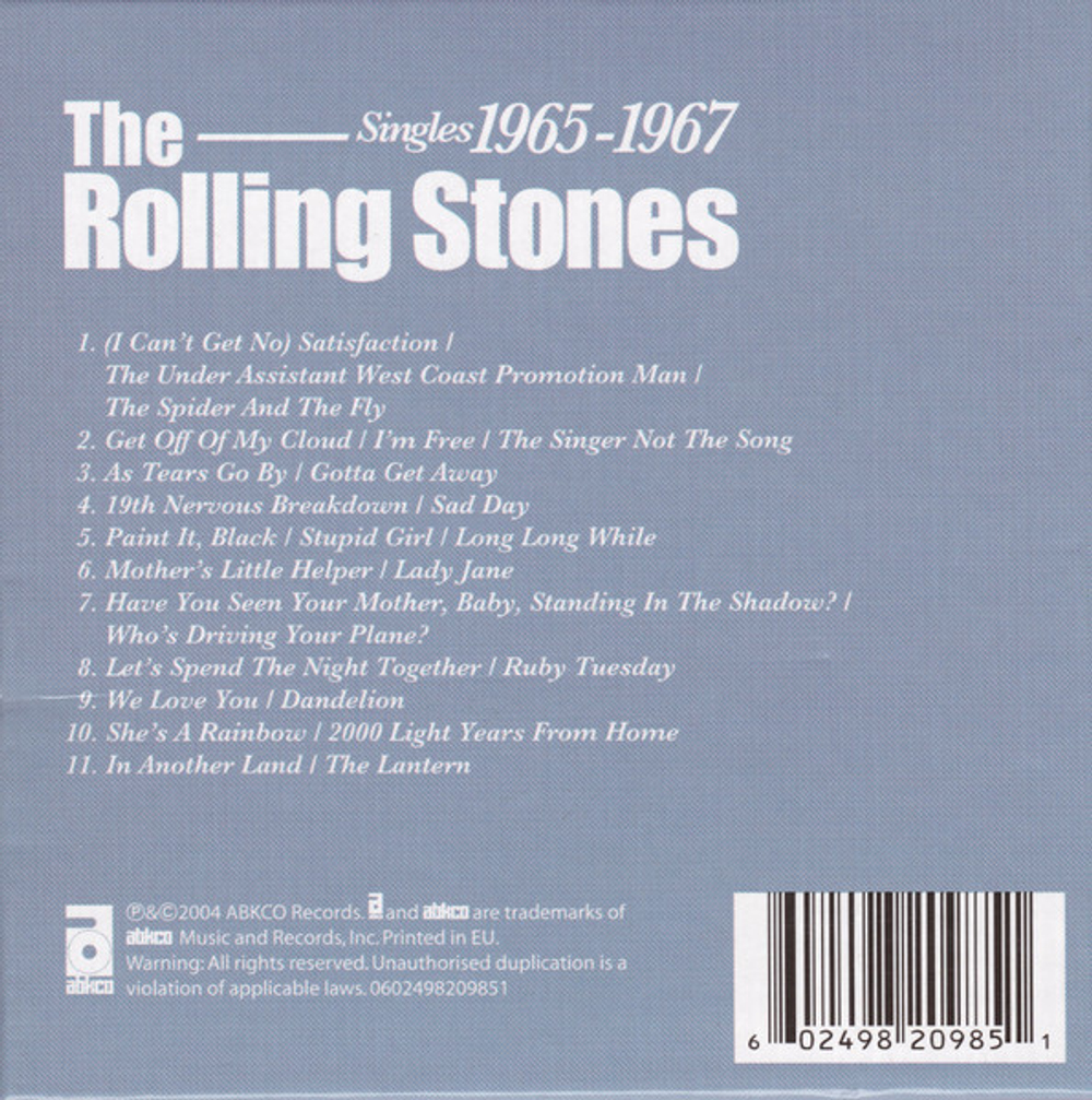 The Rolling Stones / Singles 1965-1967 (11CD Single)