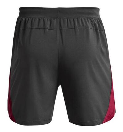 Мужские теннисные шорты Under Armour Men's UA Launch Run 5 Shorts - jet gray/black rose