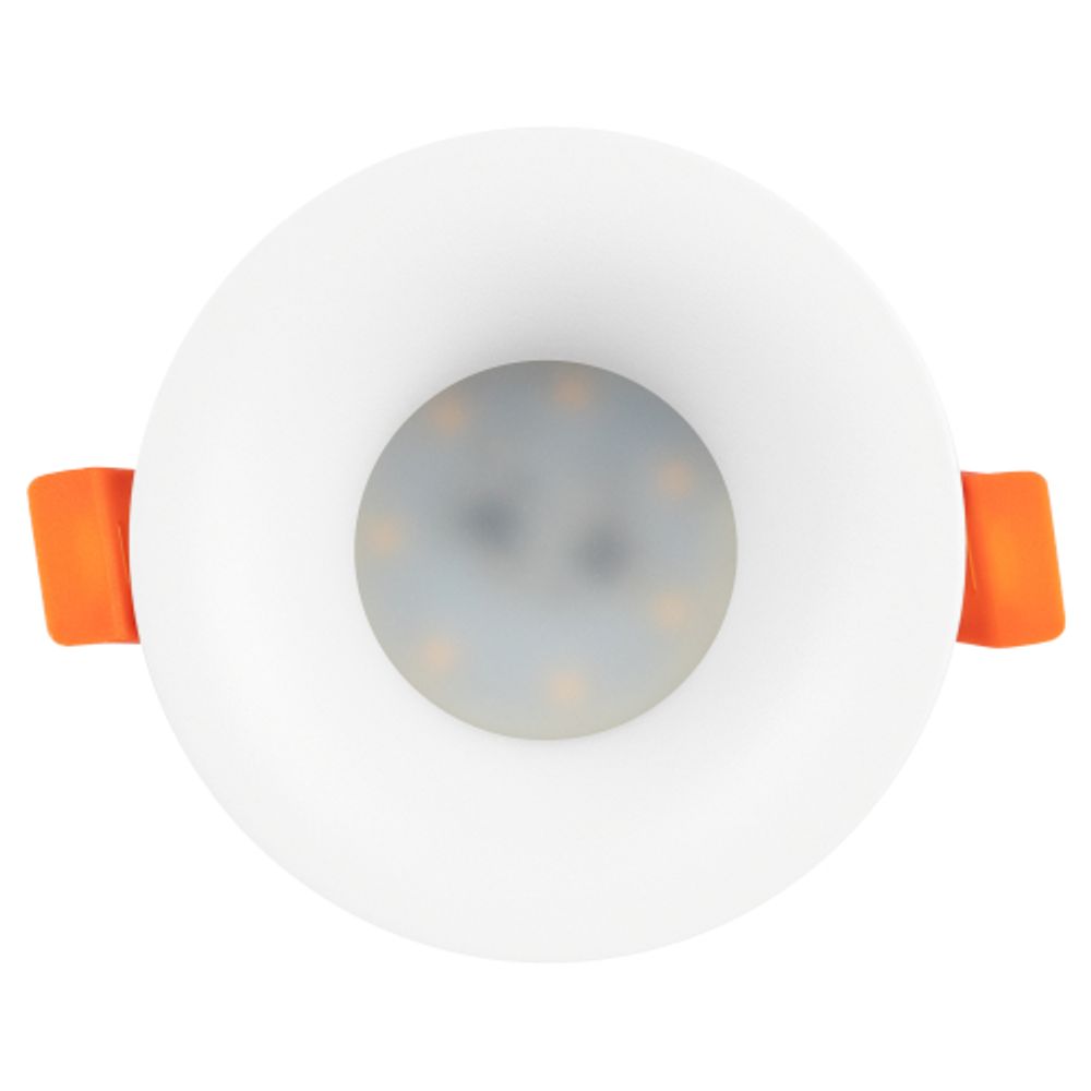 Светильник встраиваемый алюминиевый ЭРА KL96 WH под лампу MR16 GU5.3 белый | Алюминиевые встраиваемые светильники