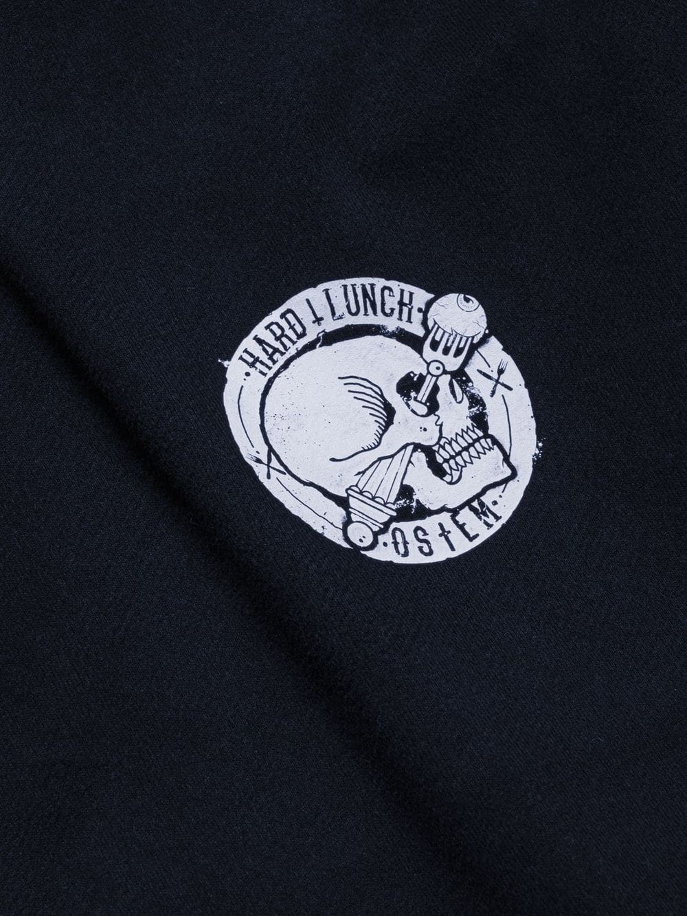 Толстовка Hardlunch x Ostem темно-синяя