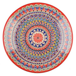 Ляган Риштан 43 см красный Мехроб