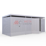 Площадка для сбора мусора Перфо на 4 бака