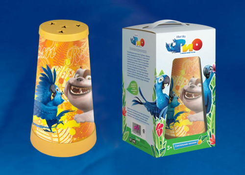 TLI-270 RIO1-26 YELLOW Настольный светильник-туба, серии RIO, цоколь Е14. Питание от 220В. Цвет корпуса - желтый. Упаковка - картонная коробка.