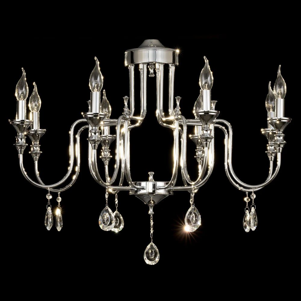 Citilux Рига CL437181 Люстра подвесная Хром