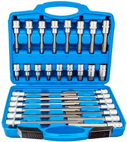 Набор 30 шестигранных головок 1/2 дюйма с бит-вставками HEX RST-2985