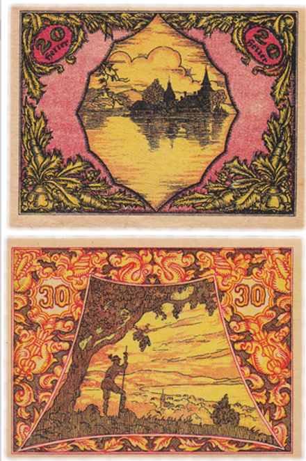 Австрия 30 геллеров Зеевальхен-ам-Аттерзее 1920 aUNC