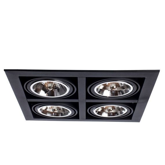Встраиваемый светильник Arte Lamp Cardani A5935PL-4BK