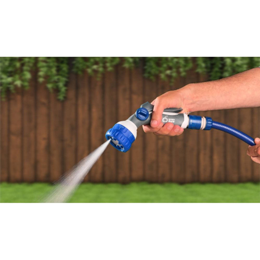 GWHM12-038 GREEN APPLE Пистолет-распылитель, пластик, 6 режимов