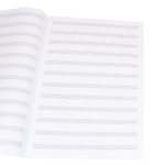 Тетрадь для нот А4, 16 л., Проф-Пресс "Стильный диджей", скрепка, мелованный картон, альбомная