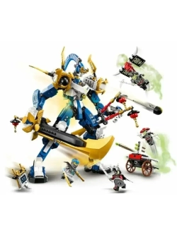 Конструктор Ниндзя Механический титан Джея 831 деталь 67002