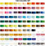 Kuretake Gansai Tambi 100 цветов