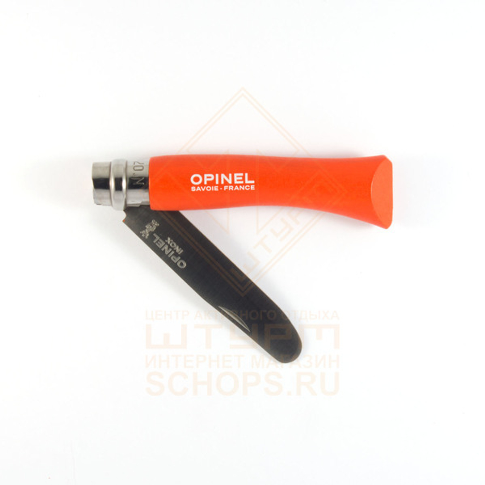 Нож складной Opinel 7 VRI, Neon Orange