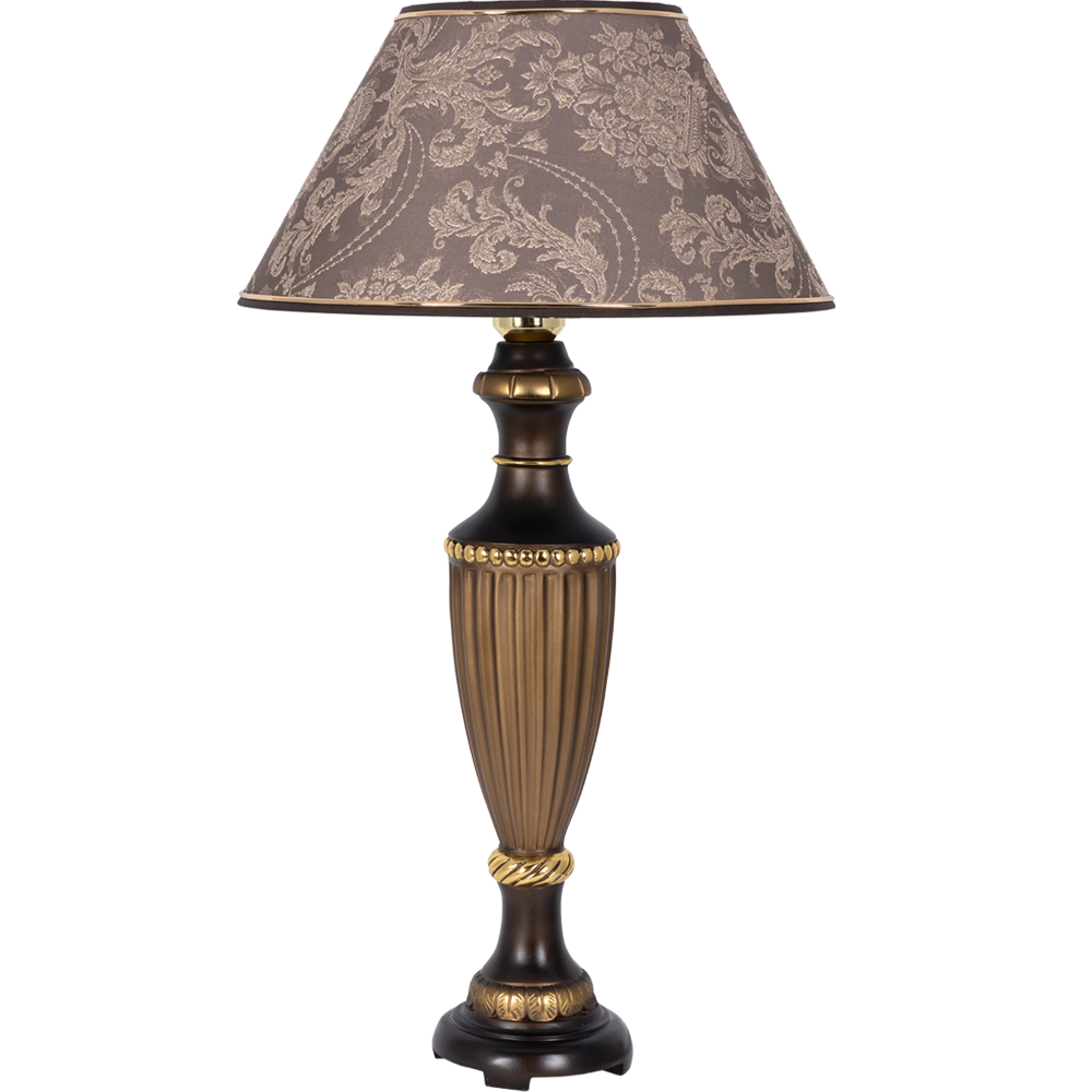 Ваза Ребристая Бронза Голдбраун