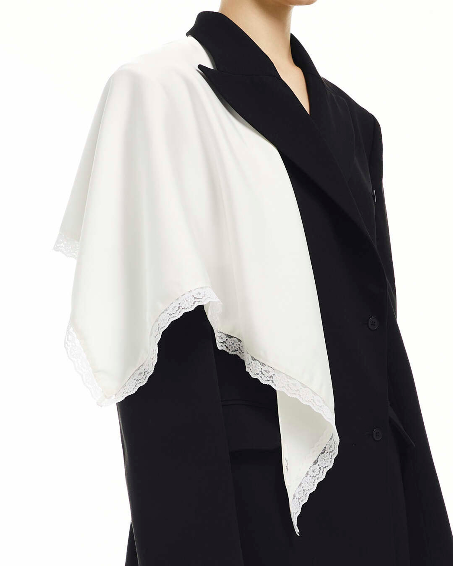 Косынка шелковая светлая