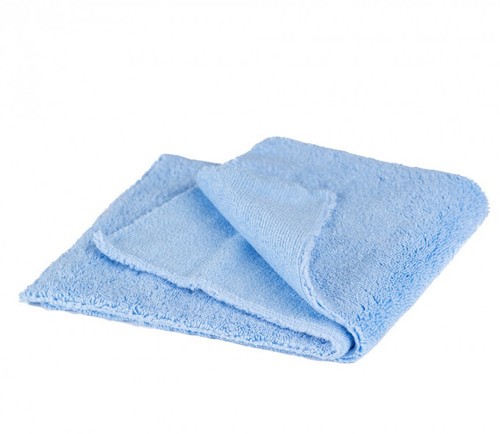 Glosswork Edgeless380 Microfiber towel 40x40cm, 380gsm, светло-синий, микрофибровое полотенце