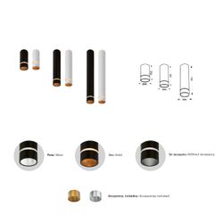8881 Накладной светильник SPLIT