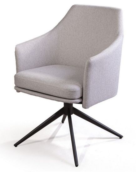 Стул с вращением Ben цвет светло-серый