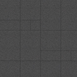 Тротуарная плитка ГРАНДО - Гранит Серый, комплект из 4 видов плит