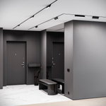 Магнитный трековый светильник Elektrostandard Slim Magnetic 85083/01 черный