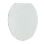 Крышка унитаза "ДЕКОР" АЖУР белая Росспласт РП-813