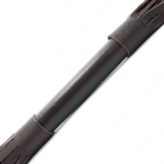 Коричневая кожаная плётка 60см БДСМ Арсенал 54016