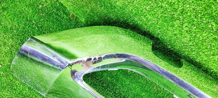 Накладка переднего бампера Mercedes GLE W166 (2015-2018)