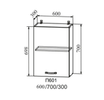 Лофт Бетон темный П 601