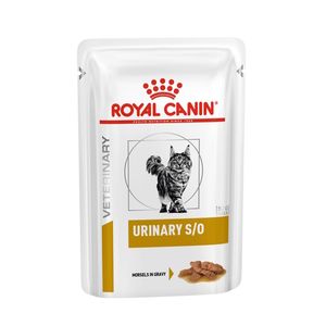 Пауч для кошек, Royal Canin Urinary S/O Feline With Chicken Loaf, при мочекаменной болезни