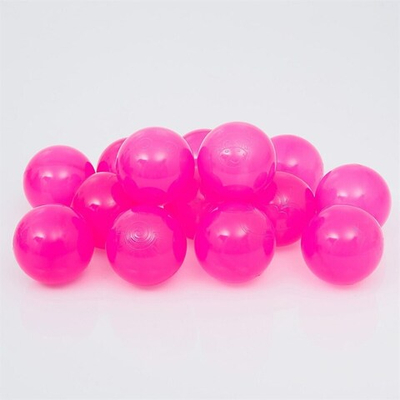 Шарики для сухого бассейна с рисунком, диаметр 7,5 см, набор 500 штук, цвет пурпурно-фиолетовый