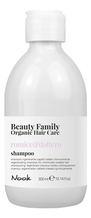 NOOK Шампунь восстанавливающий  для химически обработанных волос -Shampoo Romice&Dattero, 300 мл