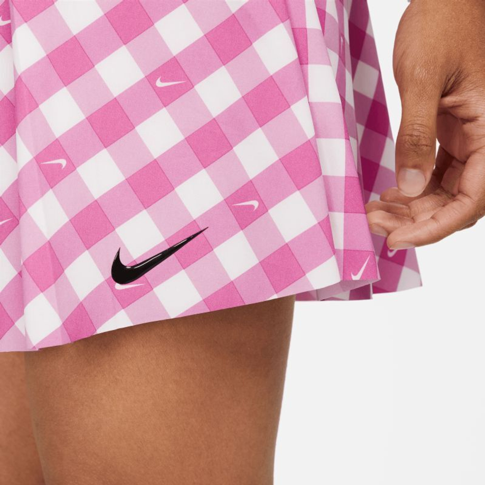 Теннисная юбка Nike Court Dri-Fit Advantage Print Club Skirt - Фиолетовый