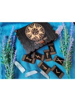 Набор рун «скандинавские» — 25 шт из берёзы