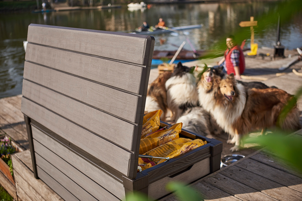 Пластиковый сундук Keter Brushwood 455 л brown