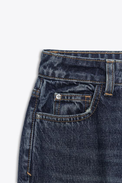 ZARA ДЖИНСЫ Z.05 MOM FIT RIGID С ВЫСОКОЙ ПОСАДКОЙ, СИНИЙ