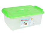 Контейнер пищевой 17л прозрачный с защелками