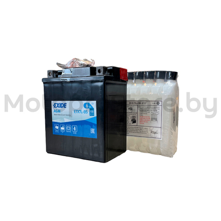 Аккумуляторная батарея EXIDE AGM  ETX7L-BS 12V 6Ah 100A