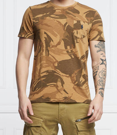 футболка POLO RALPH LAUREN - хаки(710857869)