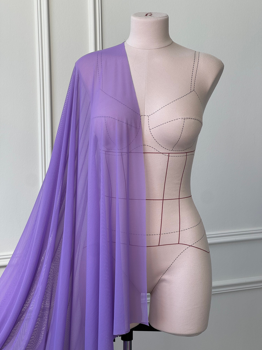 Сетка эластичная ЛАВАНДА