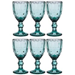 НАБОР РЮМОК "СЕРПЕНТИНА" ИЗ 6ШТ. СЕРИЯ "MUZA COLOR" 50МЛ. / В=10,5 СМ (КОР=16НАБ.)