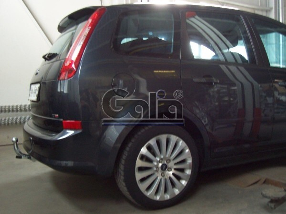 Фаркоп оцинкованный Galia F091A для Ford Focus хетчбек 2004-2011, 2011-, Ford C-MAX 2003-2011, 2011-(паспорт и сертификат в комплекте)(без электрики)