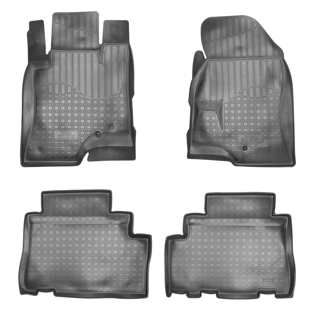 Ковры в салон Norplast/Unidec для Opel Antara (2012-)Полиуретан,Черный, арт.NPA11-C63-010