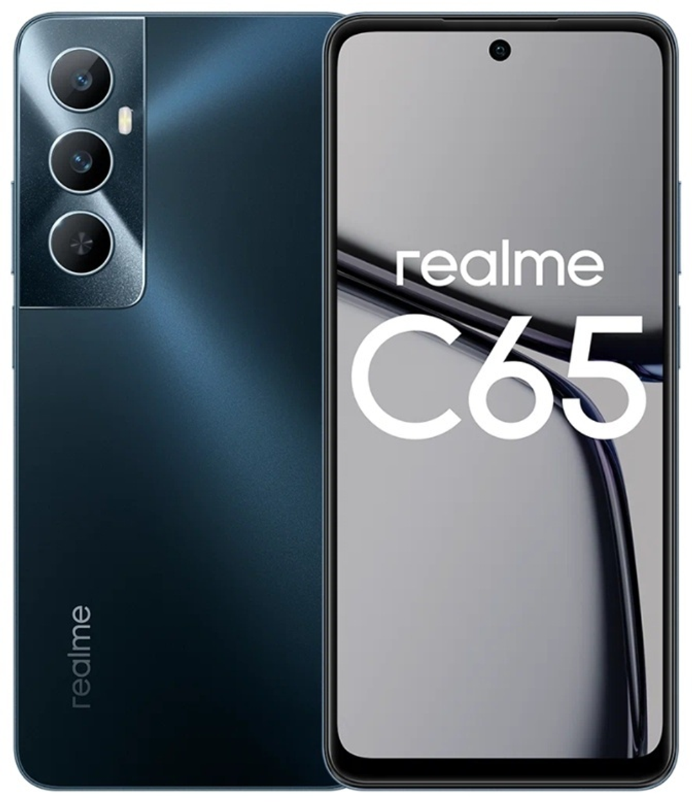 Смартфон Realme C65 6 ГБ/128 ГБ черный