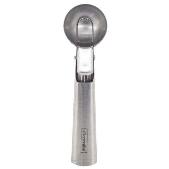 Ложка для мороженого Kamille KM-5195 из нержавеющей стали с выталкивателем