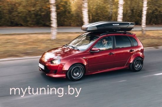 Автобокс Broomer Venture LS (450 л.)  АБС/ПММА (Черный глянец)