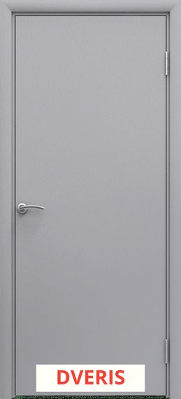 Межкомнатная дверь пластиковая гладкая Pragmatic ПГ (Серый)