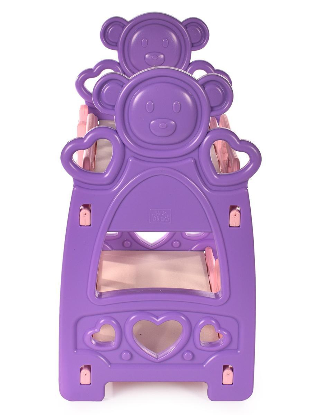 Кроватка для кукол пластм. (39*22*39 см), сетка