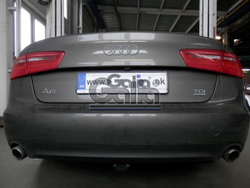 Фаркоп оцинкованный Galia A049A для Audi A6 седан/универсал 2011-2019, A6 Allroad 2012-, A7 Sportback 2011-2017(паспорт и сертификат в комплекте)(без электрики)
